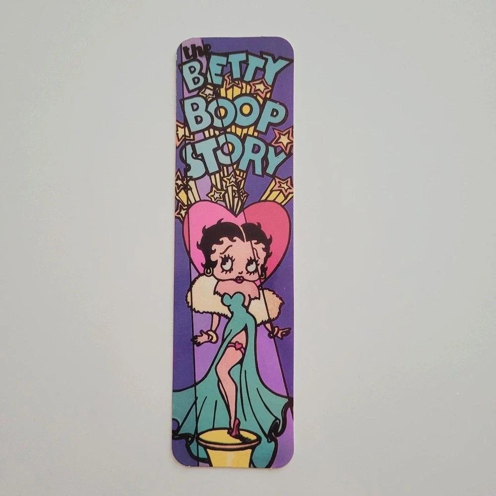 Vintage 80s Betty Boop Story Bookmark King Features 1988 One Stop Posters 2-1026
